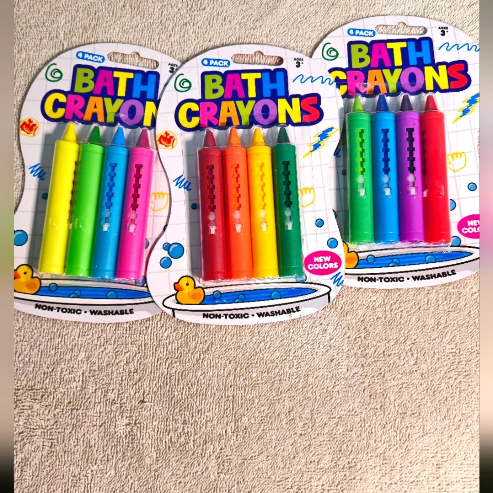 Colorful Bath Crayons Set 7 Packs